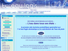 Tablet Screenshot of ec-eau-logis.info
